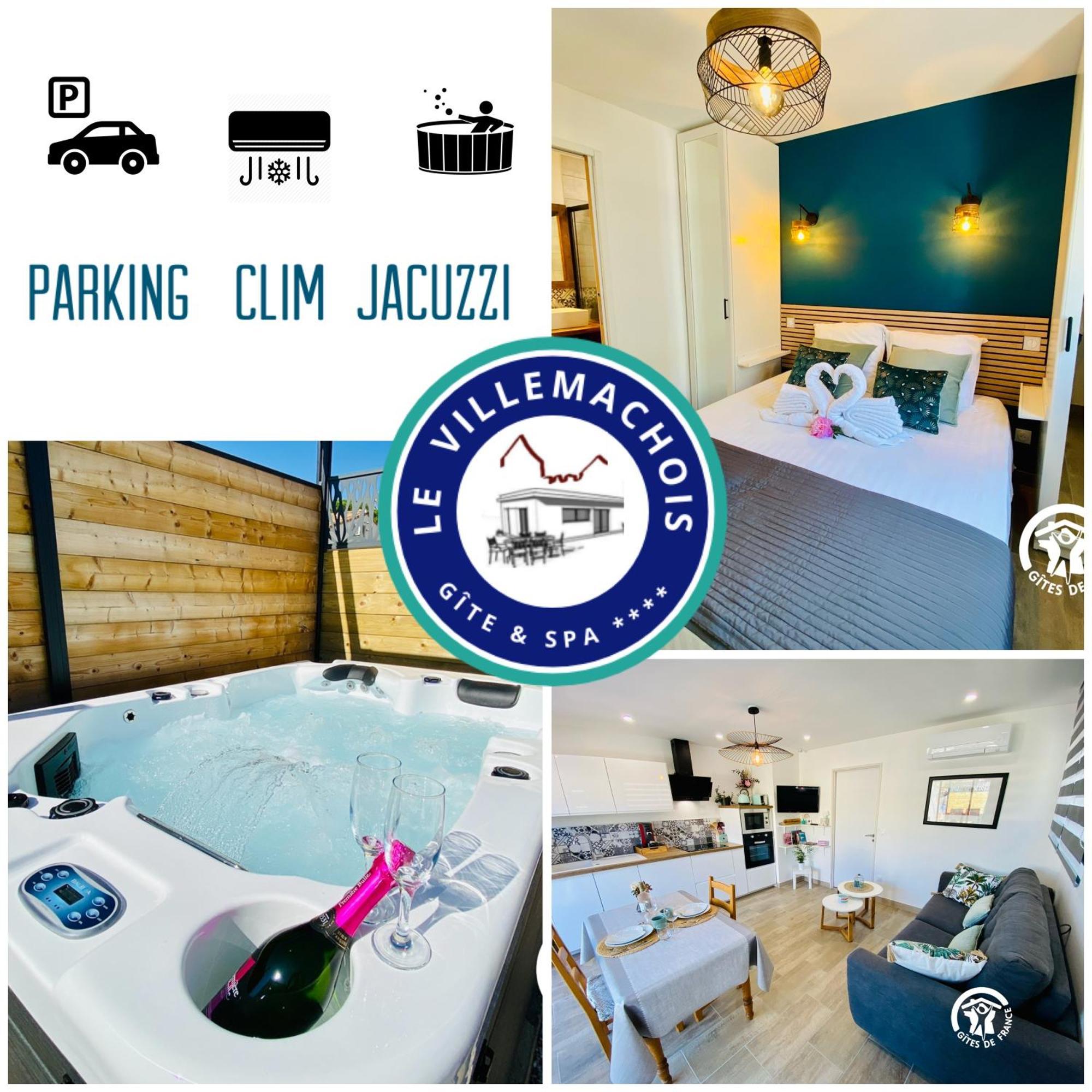 Gite & Spa Le Villemachois - 4 Etoiles - Jacuzzi Couvert - Calme Et Independant - Clim - Parking - 5 Min Carcassonne Villemoustaussou Luaran gambar