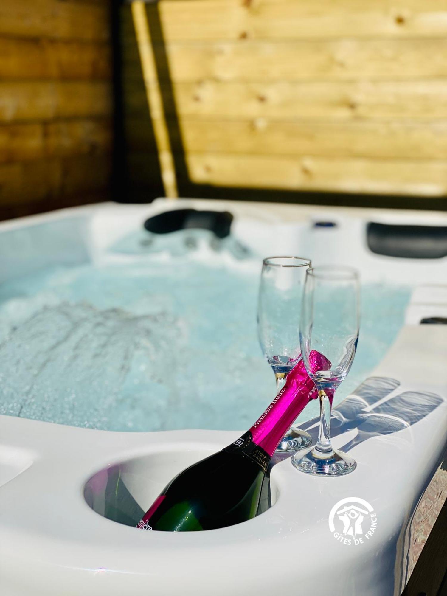 Gite & Spa Le Villemachois - 4 Etoiles - Jacuzzi Couvert - Calme Et Independant - Clim - Parking - 5 Min Carcassonne Villemoustaussou Luaran gambar