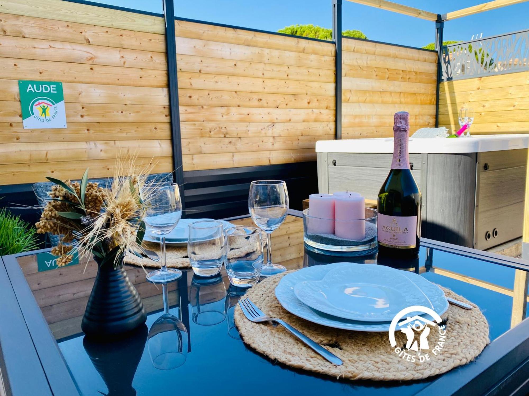 Gite & Spa Le Villemachois - 4 Etoiles - Jacuzzi Couvert - Calme Et Independant - Clim - Parking - 5 Min Carcassonne Villemoustaussou Luaran gambar
